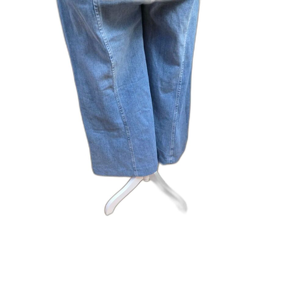 Pilcro Anthropologie Denim Culottes Size 26 Wide Leg Cropped Jeans NWOT - Picture 7 of 8